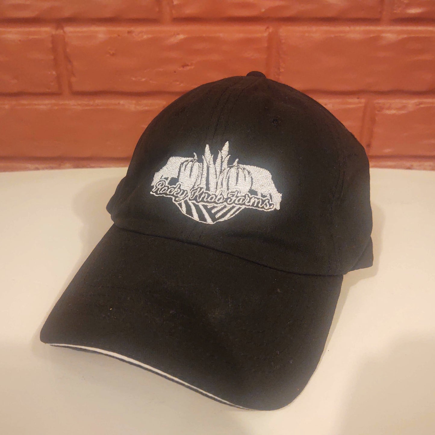 Black Rocky Knob Logo Hat